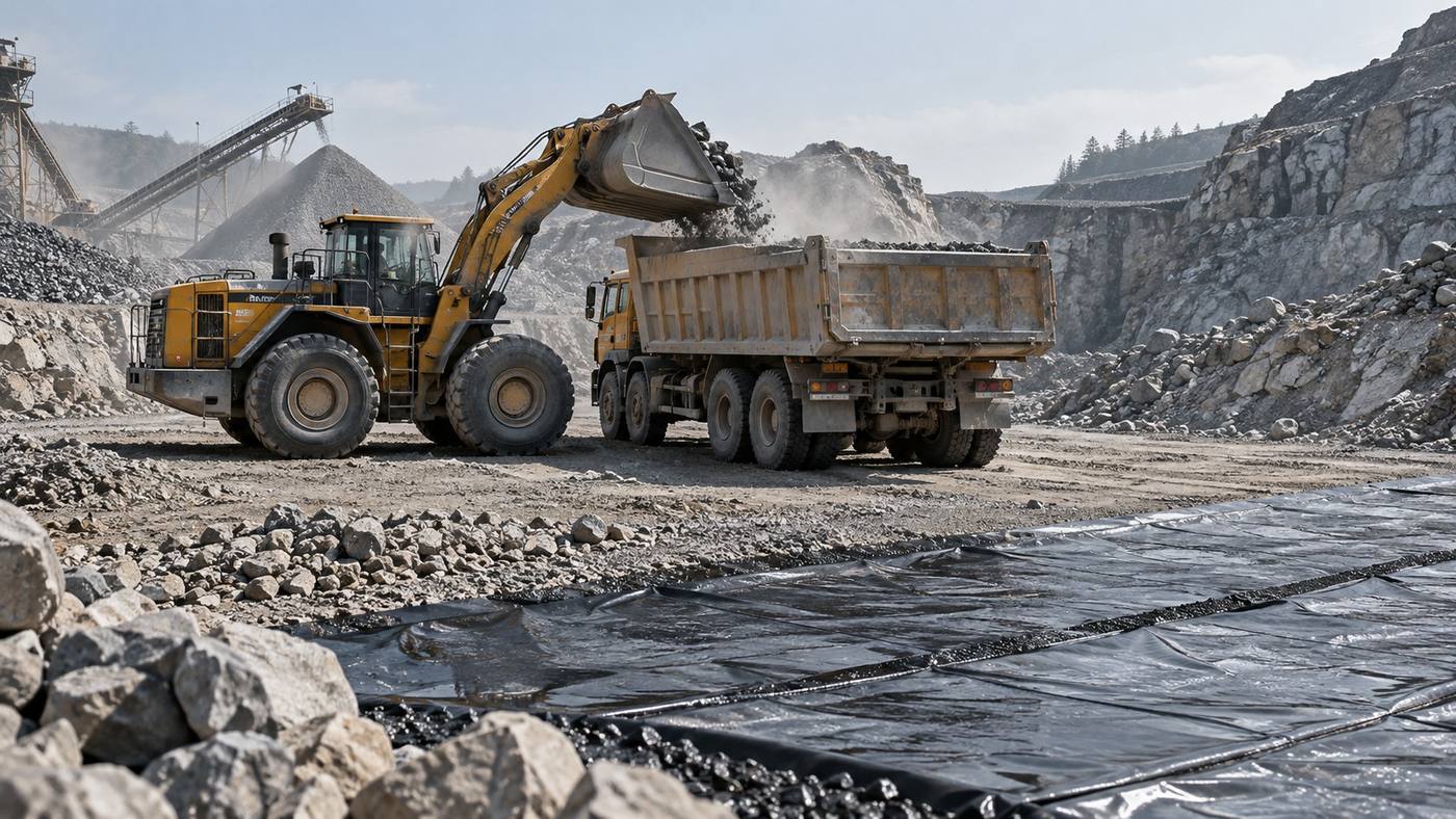 Bergbau, Gewinnung und Bohrungen