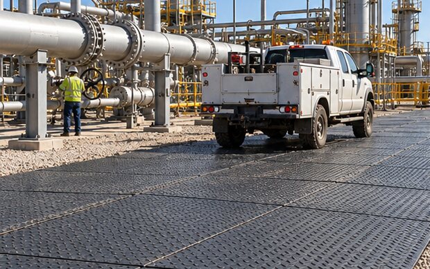 Fuel and gas station maintenance corridor