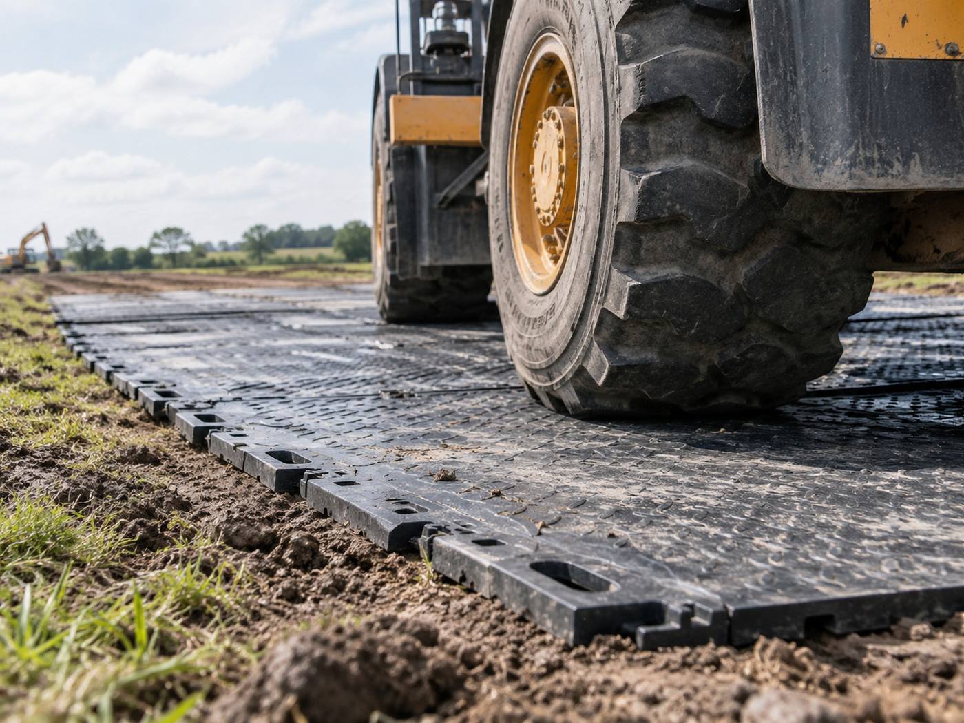Tapis de protection des sols Scène d'application